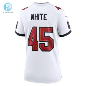 Womens Tampa Bay Buccaneers Devin White Nike White Game Jersey stylepulseusa 1 2