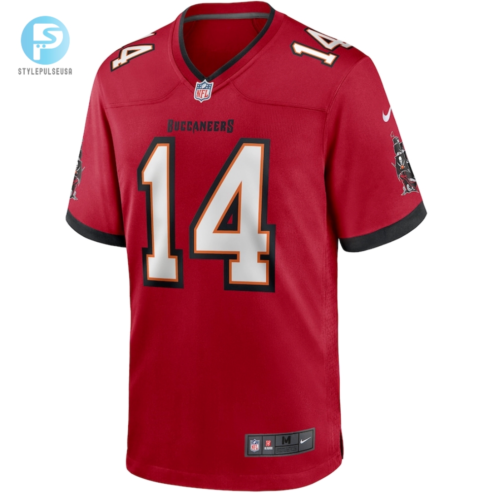 Mens Tampa Bay Buccaneers Brad Johnson Nike Red Game Retired Player Jersey 