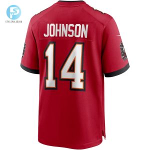 Mens Tampa Bay Buccaneers Brad Johnson Nike Red Game Retired Player Jersey stylepulseusa 1 2