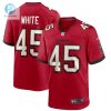 Mens Tampa Bay Buccaneers Devin White Nike Red Player Game Jersey stylepulseusa 1