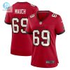 Womens Tampa Bay Buccaneers Cody Mauch Nike Red Game Jersey stylepulseusa 1