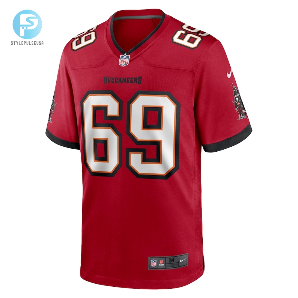 Mens Tampa Bay Buccaneers Cody Mauch Nike Red Game Jersey 