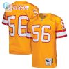 Mens Tampa Bay Buccaneers 1993 Hardy Nickerson Mitchell Ness Orange Authentic Throwback Retired Player Jersey stylepulseusa 1