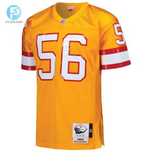Mens Tampa Bay Buccaneers 1993 Hardy Nickerson Mitchell Ness Orange Authentic Throwback Retired Player Jersey stylepulseusa 1 1