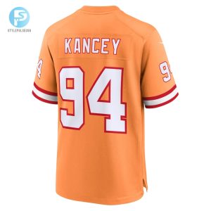 Mens Tampa Bay Buccaneers Calijah Kancey Nike Orange Alternate Team Game Jersey stylepulseusa 1 2