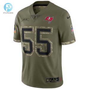 Mens Tampa Bay Buccaneers Derrick Brooks Nike Olive 2022 Salute To Service Retired Player Limited Jersey stylepulseusa 1 1