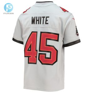 Youth Tampa Bay Buccaneers Devin White Nike Gray Inverted Team Game Jersey stylepulseusa 1 2