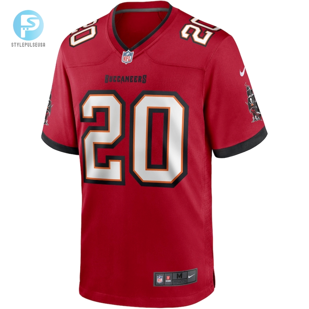 Mens Tampa Bay Buccaneers Ronde Barber Nike Red Game Retired Player Jersey 