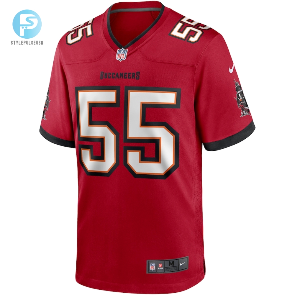 Mens Tampa Bay Buccaneers Derrick Brooks Nike Red Game Retired Player Jersey 