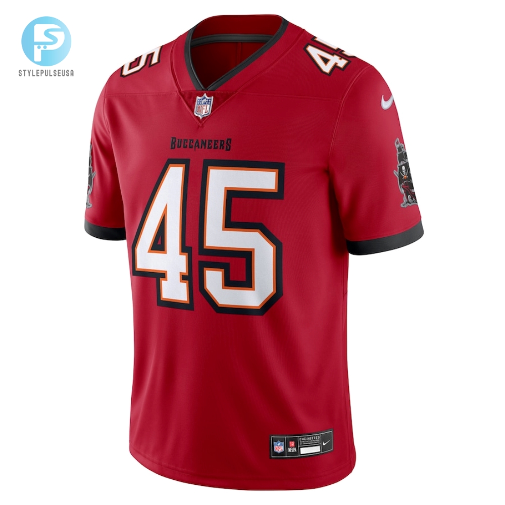 Mens Tampa Bay Buccaneers Devin White Nike Red Vapor Untouchable Limited Jersey 