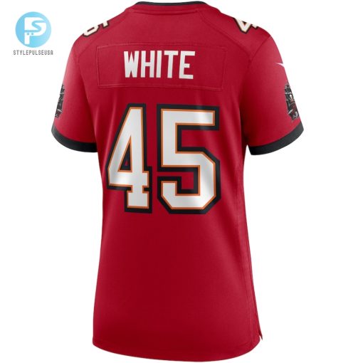 Womens Tampa Bay Buccaneers Devin White Nike Red Game Player Jersey stylepulseusa 1 2