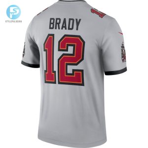 Mens Tampa Bay Buccaneers Tom Brady Nike Gray Inverted Legend Jersey stylepulseusa 1 2