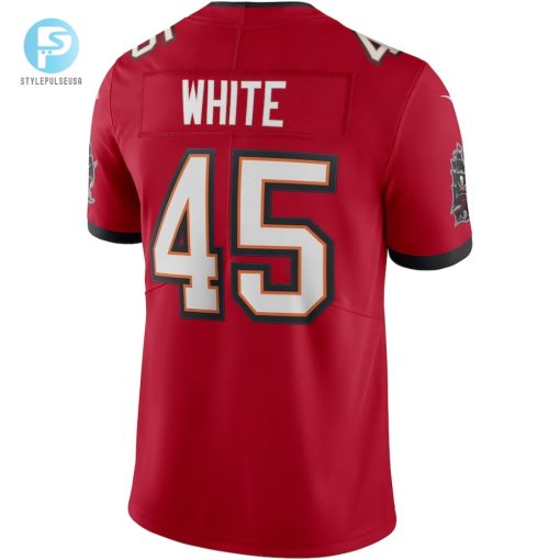 Mens Tampa Bay Buccaneers Devin White Nike Red Vapor Limited Jersey stylepulseusa 1 5