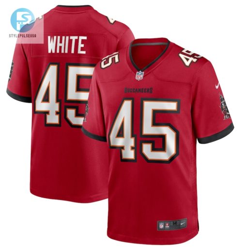 Mens Tampa Bay Buccaneers Devin White Nike Red Player Game Jersey stylepulseusa 1 3