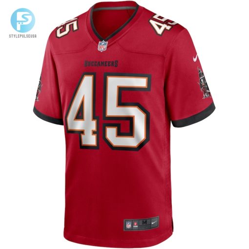 Mens Tampa Bay Buccaneers Devin White Nike Red Player Game Jersey stylepulseusa 1 4