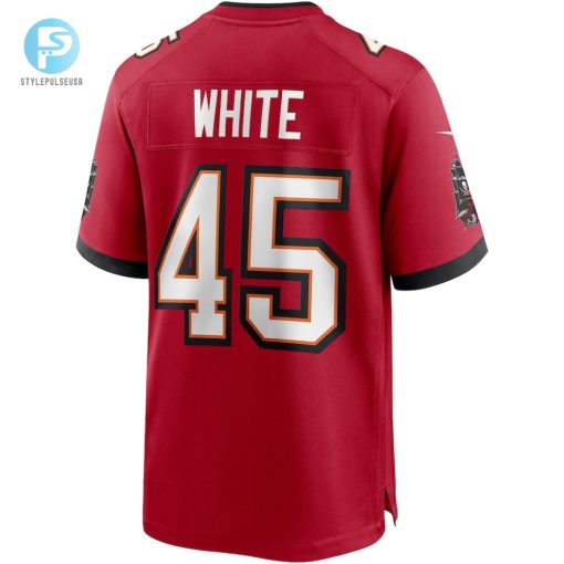 Mens Tampa Bay Buccaneers Devin White Nike Red Player Game Jersey stylepulseusa 1 5