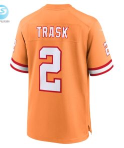 Mens Tampa Bay Buccaneers Kyle Trask Nike Orange Throwback Game Jersey stylepulseusa 1 2