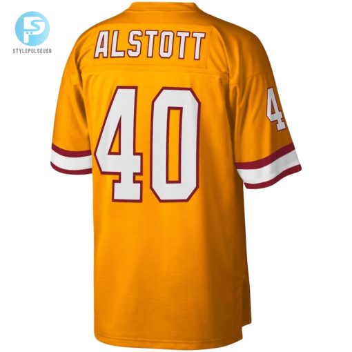 Youth Tampa Bay Buccaneers Mike Alstott Mitchell Ness Orange 1996 Retired Player Legacy Jersey stylepulseusa 1 2