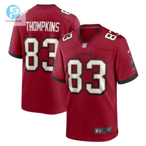 Mens Tampa Bay Buccaneers Deven Thompkins Nike Red Game Player Jersey stylepulseusa 1