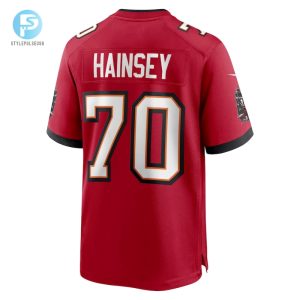 Mens Tampa Bay Buccaneers Robert Hainsey Nike Red Game Jersey stylepulseusa 1 2