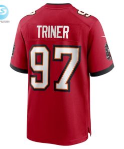 Mens Tampa Bay Buccaneers Zach Triner Nike Red Game Jersey stylepulseusa 1 2