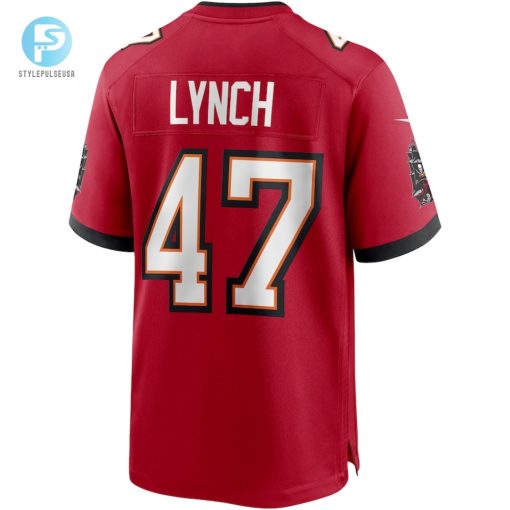 Mens Tampa Bay Buccaneers John Lynch Nike Red Game Retired Player Jersey stylepulseusa 1 2