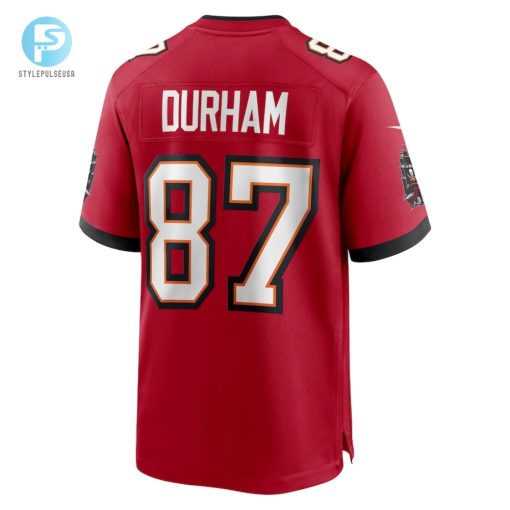 Mens Tampa Bay Buccaneers Payne Durham Nike Red Game Jersey stylepulseusa 1 5