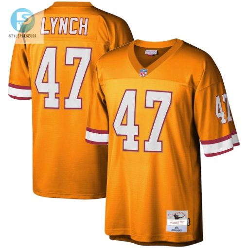 Youth Tampa Bay Buccaneers John Lynch Mitchell Ness Orange 1995 Retired Player Legacy Jersey stylepulseusa 1