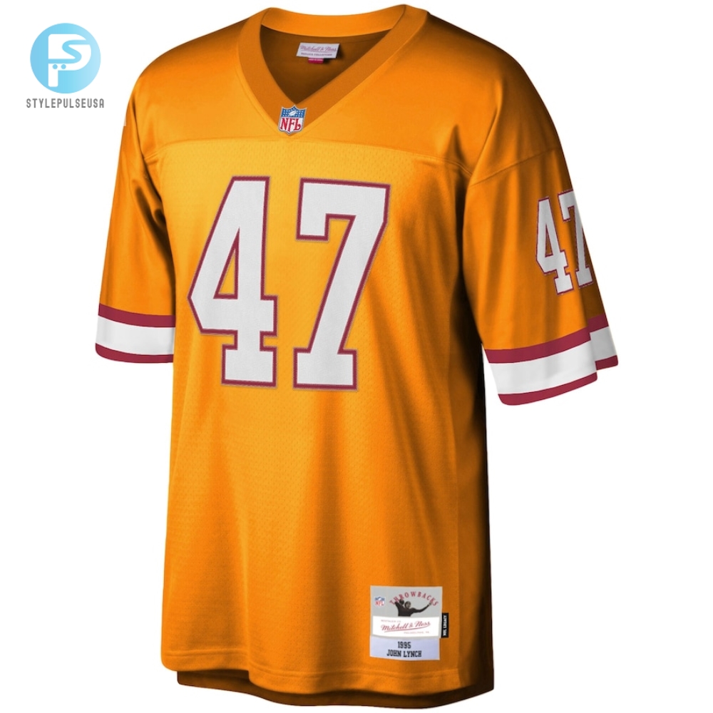 Youth Tampa Bay Buccaneers John Lynch Mitchell  Ness Orange 1995 Retired Player Legacy Jersey 