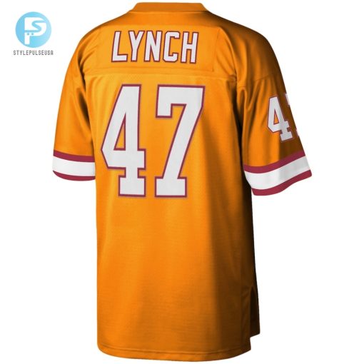 Youth Tampa Bay Buccaneers John Lynch Mitchell Ness Orange 1995 Retired Player Legacy Jersey stylepulseusa 1 2