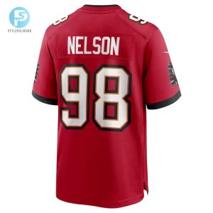 Mens Tampa Bay Buccaneers Anthony Nelson Nike Red Game Jersey stylepulseusa 1 2