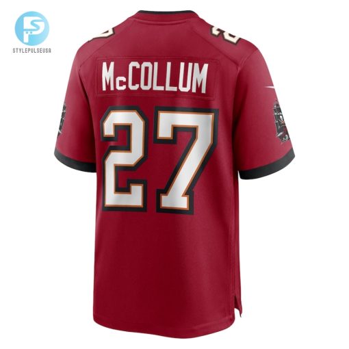 Mens Tampa Bay Buccaneers Zyon Mccollum Nike Red Game Player Jersey stylepulseusa 1 2