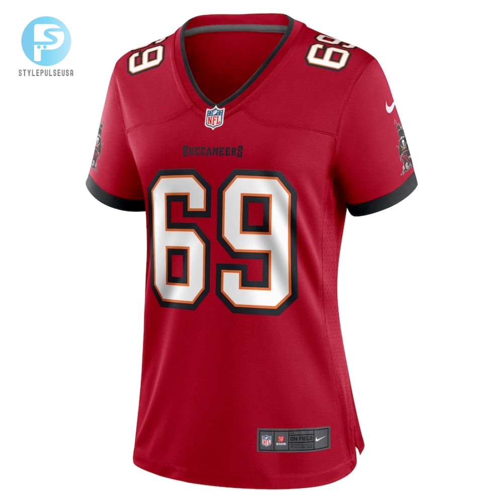 Womens Tampa Bay Buccaneers Cody Mauch Nike Red Game Jersey 