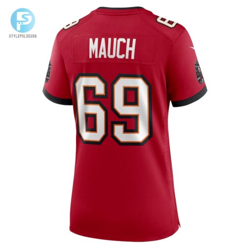 Womens Tampa Bay Buccaneers Cody Mauch Nike Red Game Jersey stylepulseusa 1 5