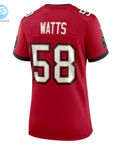 Womens Tampa Bay Buccaneers Markees Watts Nike Red Game Jersey stylepulseusa 1 2