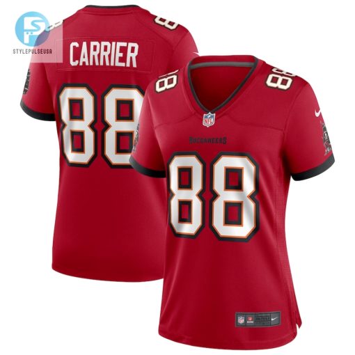 Womens Tampa Bay Buccaneers Mark Carrier Nike Red Game Retired Player Jersey stylepulseusa 1