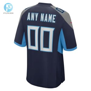 Mens Tennessee Titans Nike Navy Custom Jersey stylepulseusa 1 2