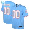 Youth Tennessee Titans Nike Light Blue Oilers Throwback Custom Game Jersey stylepulseusa 1