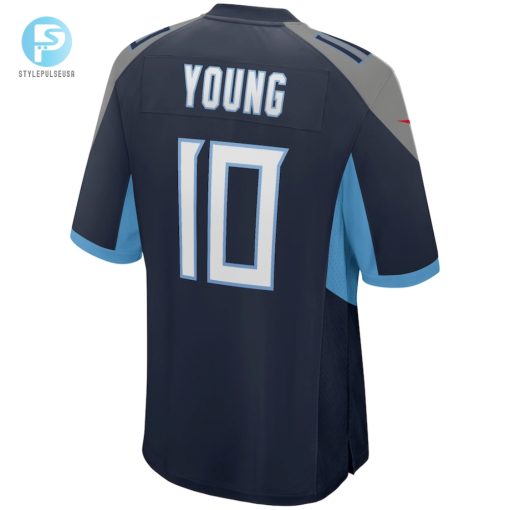 Mens Tennessee Titans Vince Young Nike Navy Game Retired Player Jersey stylepulseusa 1 2