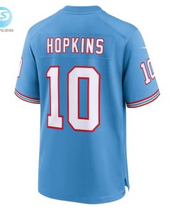 Mens Tennessee Titans Deandre Hopkins Nike Light Blue Oilers Throwback Player Game Jersey stylepulseusa 1 2