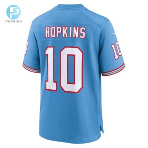 Mens Tennessee Titans Deandre Hopkins Nike Light Blue Oilers Throwback Player Game Jersey stylepulseusa 1 2