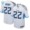 Youth Tennessee Titans Derrick Henry Nike White Game Jersey stylepulseusa 1