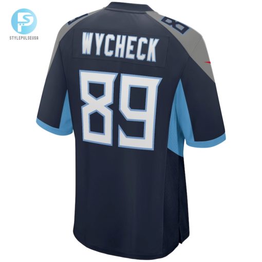 Mens Tennessee Titans Frank Wycheck Nike Navy Game Retired Player Jersey stylepulseusa 1 2