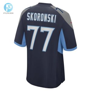 Mens Tennessee Titans Peter Skoronski Nike Navy 2023 Nfl Draft First Round Pick Game Jersey stylepulseusa 1 2