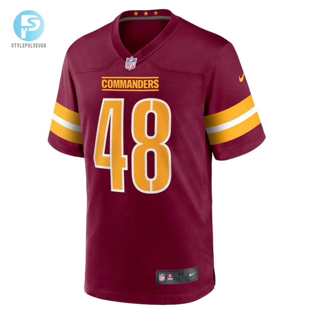 Score A Touchdown With This Burgundy Commanders Jersey