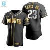 Padres Fans Tatis Jr. 23 Black Jersey Gold Bold Gift stylepulseusa 1