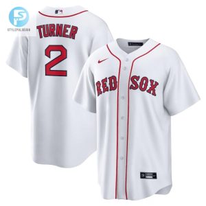 Turn Bright White Justin Turner Red Sox Jersey Home Run Style stylepulseusa 1 1