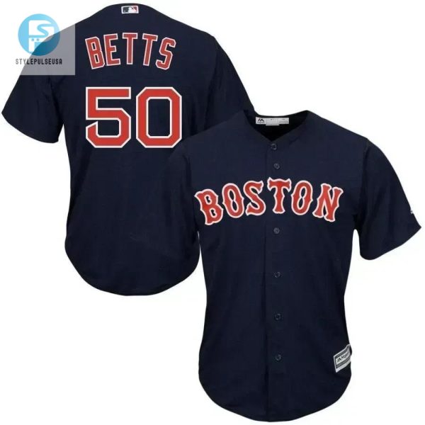 Get Bettsy Nab Your Navy Cool Base Sox Jersey stylepulseusa 1 1