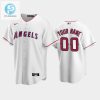 Hit Homers In Style Own A 00 Custom Angels White Jersey stylepulseusa 1