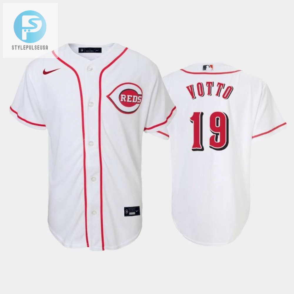 Joey Votto Youth Jersey Hit A Homer In Style Go Reds